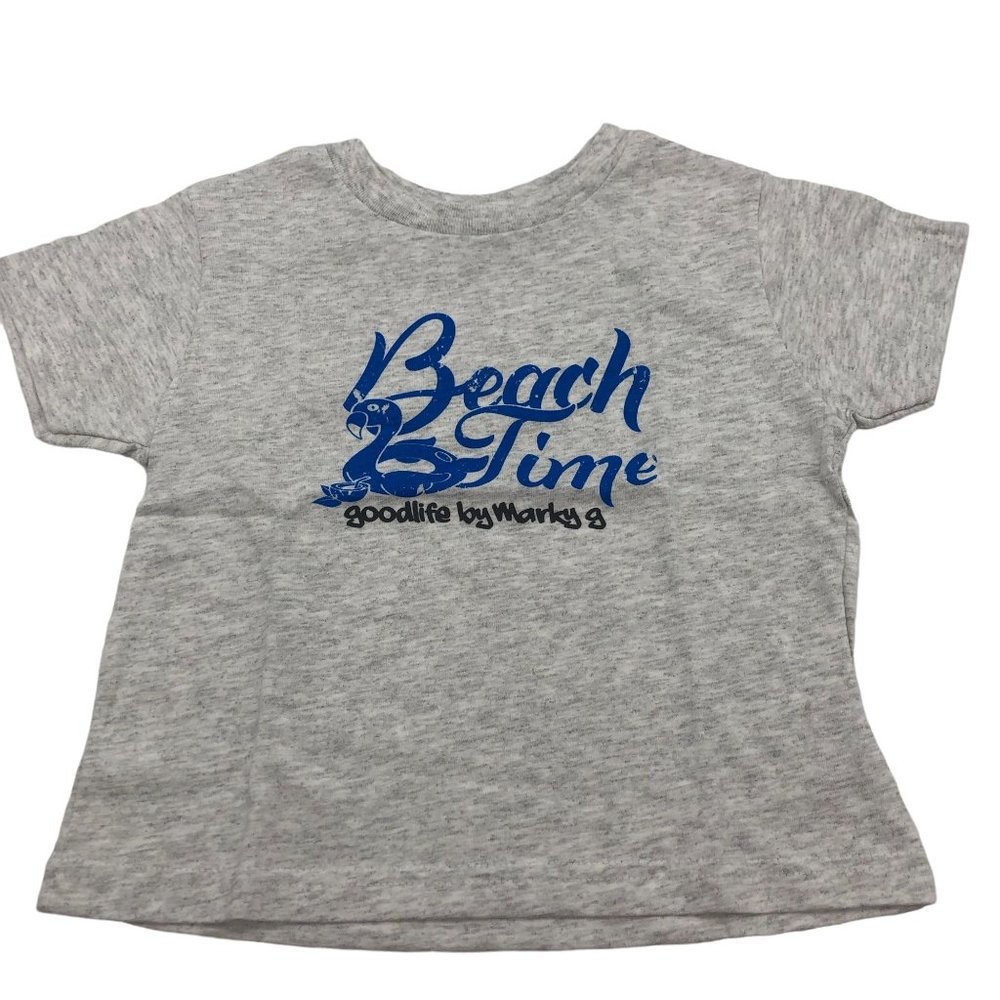 Marky G Apparel Toddler Beach Time Graphic T-Shirt 4T NWOT